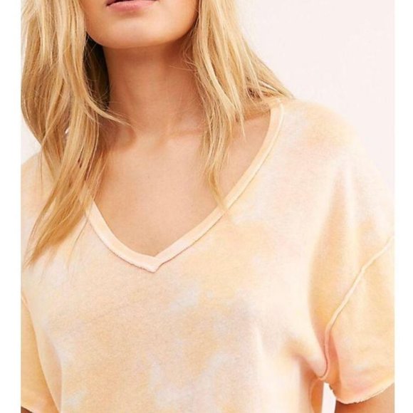 Free People All Mine Tie Dye Open Back Tee - Sz XS - Picture 2 of 11